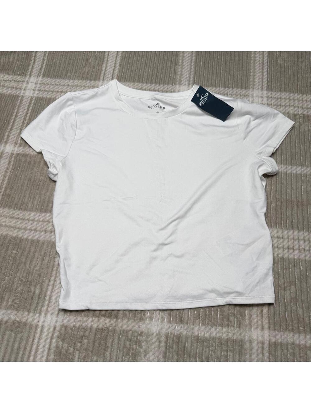 Hollister Co. white crop top